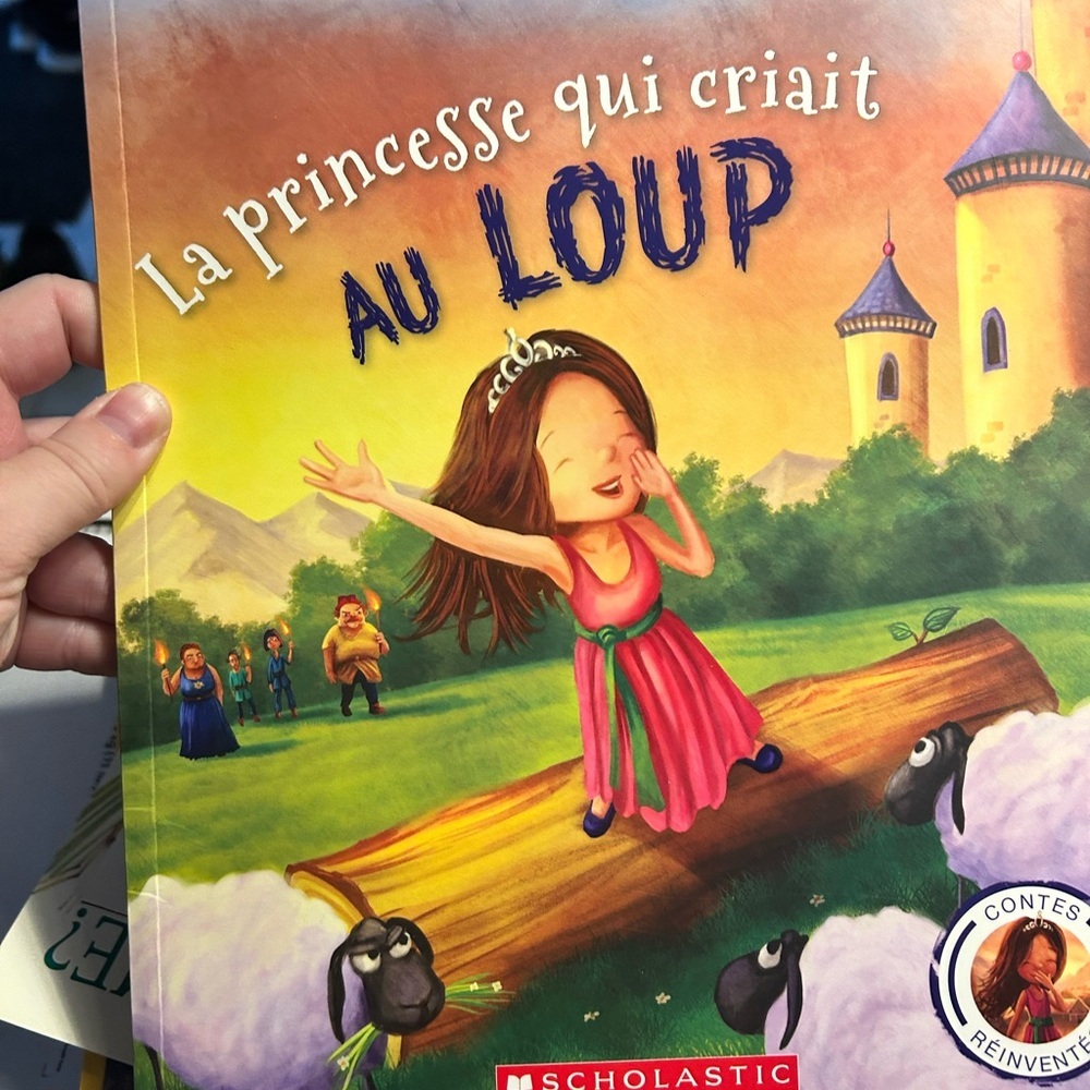 4/$50 Scholastic Princess and Wolf Adventure Book